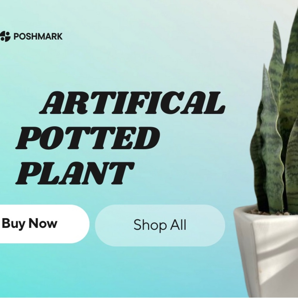 🎉🎉🎉Memorial Day Sale Artificial Potted Plant in White Planter